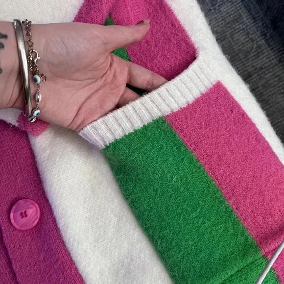 Colorful Striped Cardigan - Picture 5 of 10